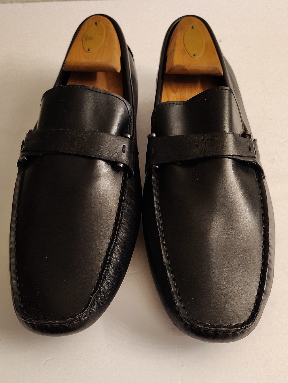 NEW Kenneth Cole Men's Size 11.5 Black Leather Penny Loafers